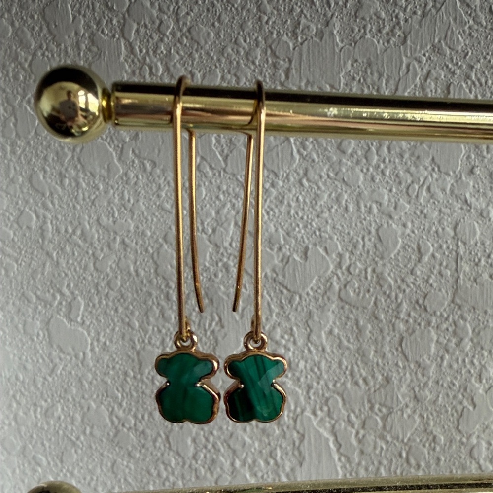 Tous 18k gold vermeil earrings